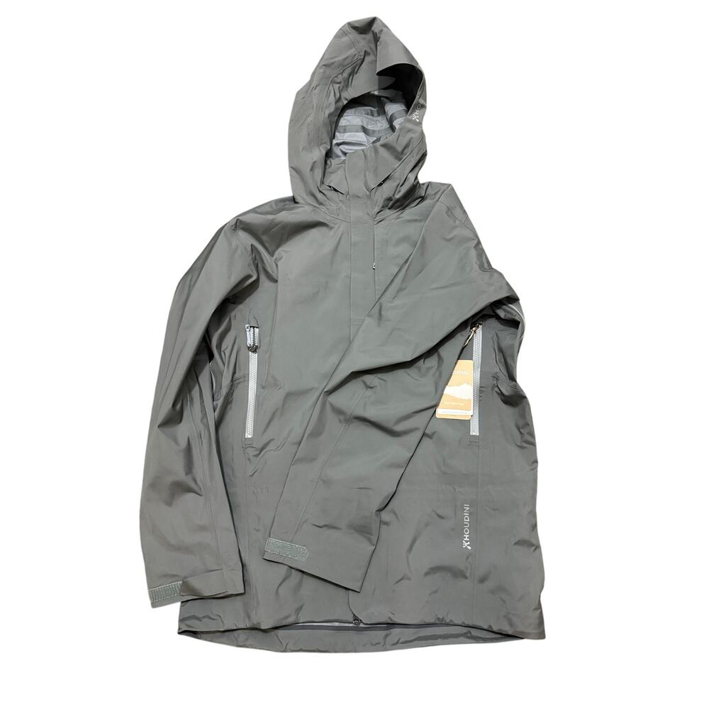 Houdini Men’s D Jacket Large Greeness Waterproof Apex 3L Hardshell Ski Shell